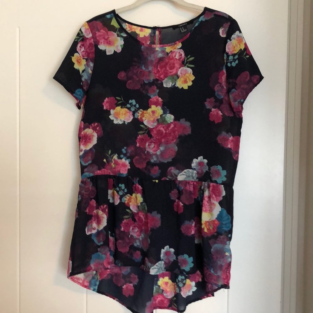 Long Floral Shirt